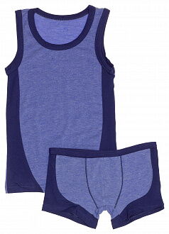 Комплект майка+трусы-шорты для мальчика Flavien голубой 8004 - цена