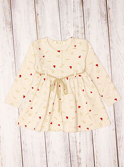Платье для девочки Barmy Котики бежевое 0652 - цена
