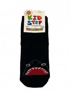 Носки махровые KidStep Акула черные арт.4537 - цена