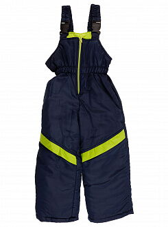 Комбинезон зимний раздельный для мальчика (куртка+штаны) Kozachok Boat салатовый с синим - размеры