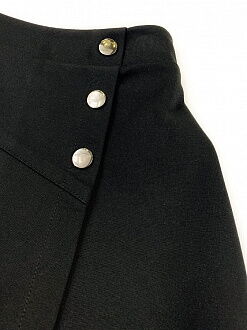 Юбка-шорты для девочки Mevis черная 4313-02 - фотография