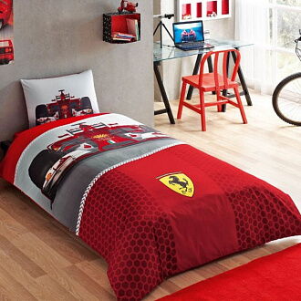 Постельное бельё для детей TAC DISNEY Ferrari F1 Race 160*220 см - цена