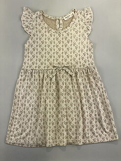 Платье для девочки Breeze Листочки бежевое 15905 - цена