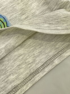 Футболка для девочки Mevis серый меланж 4653-02 - размеры