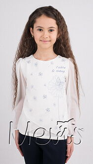 Блузка для девочки MEVIS Ромашка молочная 2085 - цена