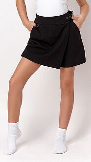 Юбка-шорты для девочки Mevis черная 3235-02 - цена
