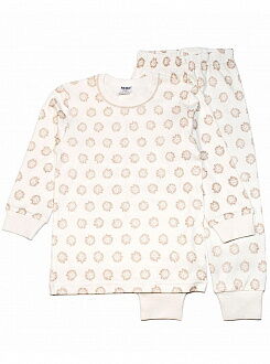 Пижама детская InterKids Герб молочная 3536 - цена