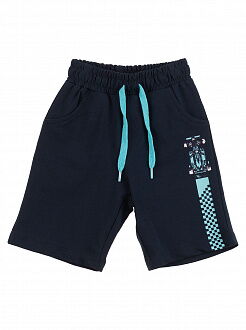 Комплект для мальчика футболка и шорты Breeze Racer голубой 12103 - размеры