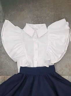 Блузка для девочки Little Star белая 7435 - цена