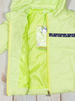 Куртка для девочки Одягайко салатовая 22197 - размеры