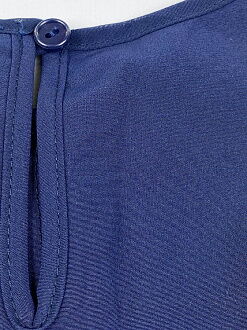 Блузка для девочки Mevis синяя 3765-01 - размеры