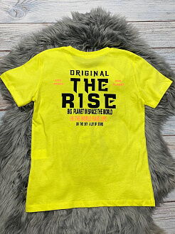 Футболка для мальчика Breeze The Rise желтая 14549 - фото