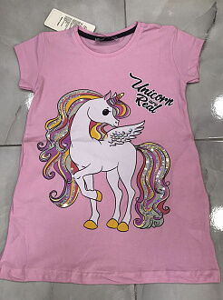 Туника для девочки Moderin Unicorn Are Real розовая 0220 - цена