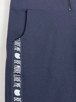 Школьный сарафан для девочки Mevis синий 3635-01 - фотография