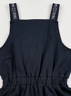 Школьный комбинезон для девочки Mevis синий 3741-01 - Киев