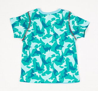 Футболка для мальчика Yaloo голубая 0008 - размеры