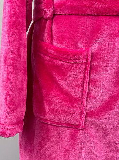 Халат вельсофт для девочки Фламинго малиновый 883-909 - купить