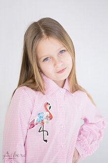 Блузка для девочки Albero Фламинго розовая 5058 - купить