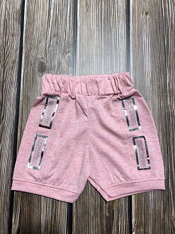 Летние шорты для девочки розовые 019353 - фото