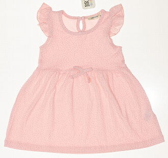 Платье для девочки Breeze Горошек розовое 14284 - цена