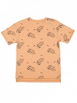 Футболка для мальчика Фламинго оранжевая 896-124 - фото