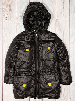 Куртка зимняя для мальчика Одягайко черная 20056О - цена