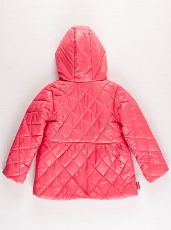 Куртка для девочки Одягайко коралловая 22026О - размеры