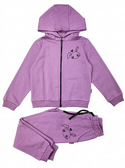 Спортивный костюм для девочки HART Зайка фиолетовый 857 - цена