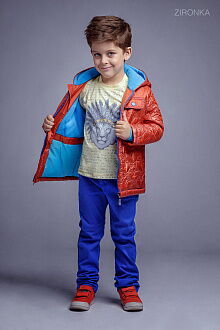 Куртка для мальчика Zironka оранжевая 2046-2 - Украина