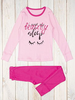 Пижама для девочки Фламинго Beauty sleep розовая 247-212 - цена