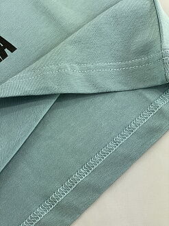 Футболка детская Фламинго Life is a Sea бирюзовая 1005-417 - размеры