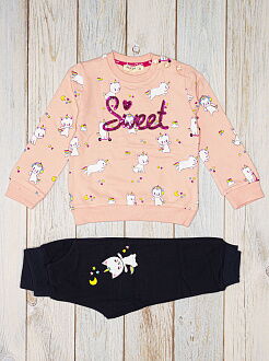Спортивный костюм для девочки Sweet розовый 14985 - размеры