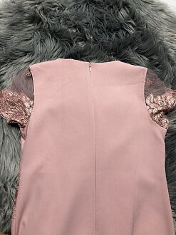 Нарядное платье для девочки Mevis розовое 2874-04 - размеры