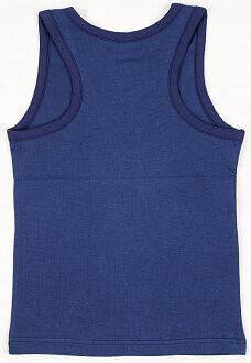 Майка-боксерка для мальчика Фламинго синяя 883-422 - фото