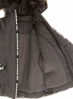 Куртка зимняя для мальчика Kozachok Tayes серая - фото