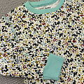Пижама для девочки InterKids Цветочки молочная 1098 - фото