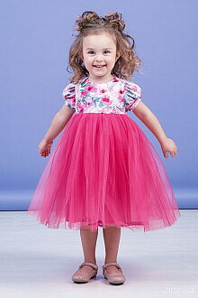 Нарядное платье для девочки Zironka малиновое 38-9003-4 - цена