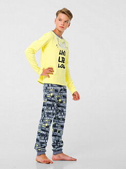 Пижама для мальчика Smil Rock желтая 104801 - фотография
