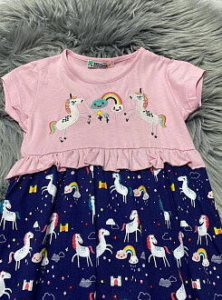 Платье для девочки PATY KIDS Единороги розовое 51364 - размеры