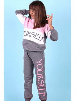 Спортивный костюм для девочки Breeze Yourself розовый 14907 - купить