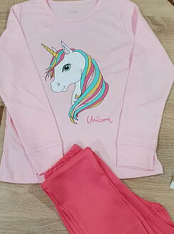 Пижама Единорог для девочки Фламинго розовая 247-212 - цена