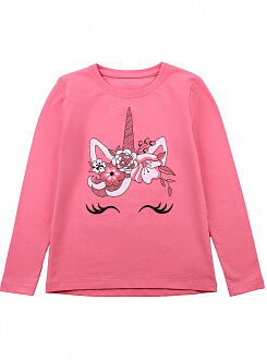 Реглан для девочки Фламинго Единорог темно-розовый 998-416 - цена