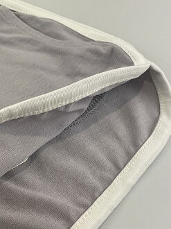 Летние шорты для девочки Фламинго серые 786-416 - фотография