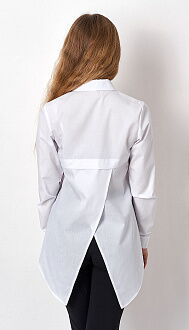 Школьная рубашка для девочки Mevis белая 2700-01 - фото