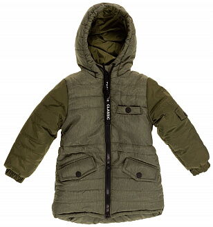 Куртка зимняя для мальчика Одягайко хаки 20140 - цена
