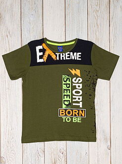 Футболка для мальчика Patika Kids Extreme хаки 6012 - фото