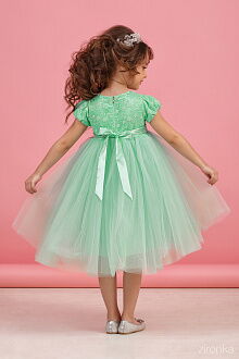 Нарядное платье для девочки Zironka мятное 38-8006-3 - размеры