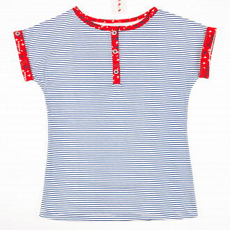 Комплект женский (футболка+шорты) VVL полоска 371 - фотография