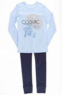 Пижама для мальчика Фламинго Соsmic голубая 283-1006 - цена