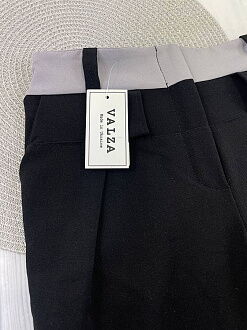 Брюки школьные для девочки Valza черные 3401 - купить